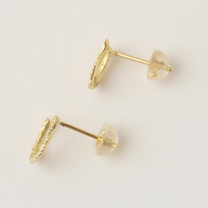 18金 ピアス k18 18金ピアス 18k 馬蹄 ホースシュー シンプル k18ピアス レディース ピアス18金 地金 ゴールド 18kピアス 小さめ つけっぱなし 華奢 両耳 セット | DEVAS | 03