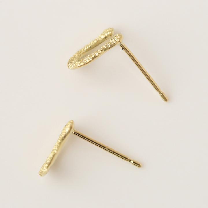 18金 ピアス k18 18金ピアス 18k 馬蹄 ホースシュー シンプル k18ピアス レディース ピアス18金 地金 ゴールド 18kピアス 小さめ つけっぱなし 華奢 両耳 セット | DEVAS | 04