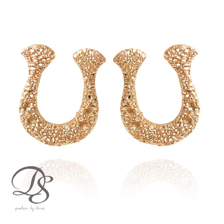 18金 ピアス k18 ピンクゴールド 18金ピアス 18k 馬蹄 ホースシュー  シンプル k18ピアス レディース ピアス18金 地金18kピアス 小さめ つけっぱなし 両耳 | DEVAS