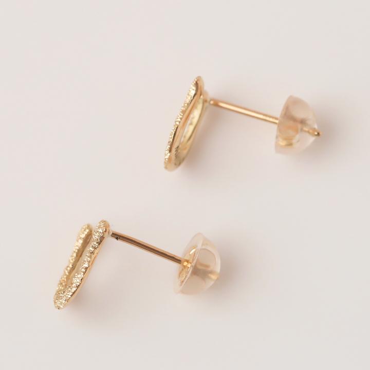 18金 ピアス k18 ピンクゴールド 18金ピアス 18k 馬蹄 ホースシュー  シンプル k18ピアス レディース ピアス18金 地金18kピアス 小さめ つけっぱなし 両耳 | DEVAS | 05