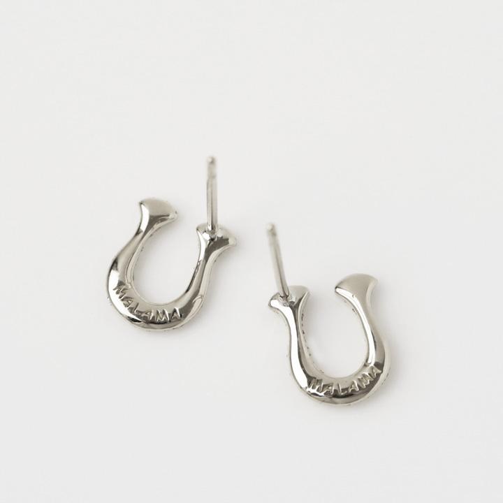 プラチナピアス ピアス プラチナ レディース 馬蹄 ホースシュー ダスト プラチナ950 ピアスプラチナ PT シンプル おしゃれ 地金 小さめ 小さい  両耳 セット | DEVAS | 04