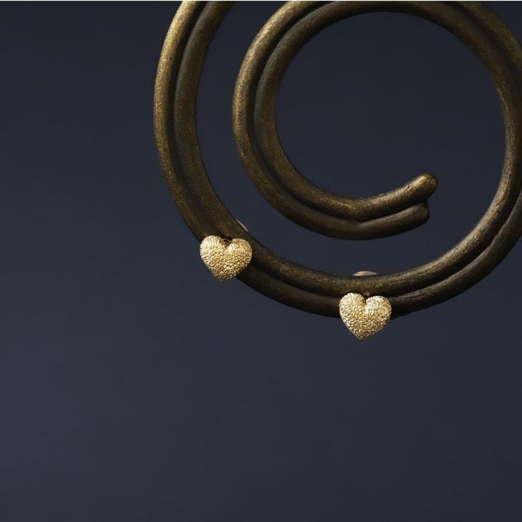 【土日限定2000円OFFクーポン有】 18金 ピアス k18 18金ピアス 18k ハート k18ピアス レディース ピアス18金 18kピアス 小さめ 両耳 セット | DEVAS | 07