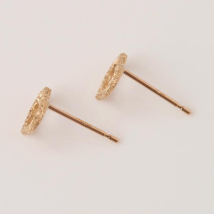 18金 ピアス k18 ピンクゴールド 18金ピアス 18k オープンハート ハート シンプル k18ピアス レディース ピアス18金 地金18kピアス つけっぱなし 両耳 セット | DEVAS | 03