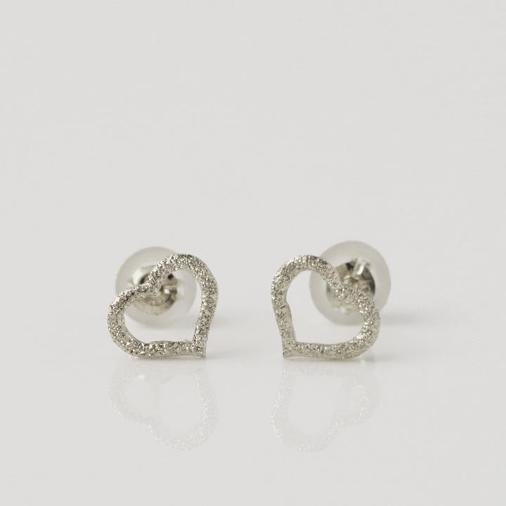 プラチナピアス ピアス プラチナ レディース オープンハート ハート プラチナ950 ピアスプラチナ PT シンプル おしゃれ ハート 地金 小さめ 華奢 両耳 セット | DEVAS | 03