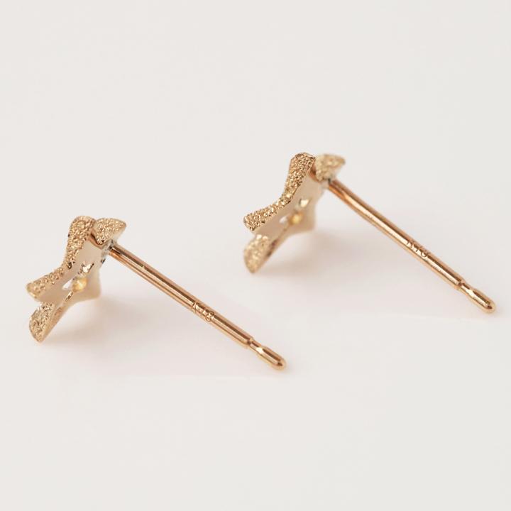 18金 ピアス k18 ピンクゴールド 18金ピアス 18k スター 星 k18ピアス レディース ピアス18金 両耳 セット | DEVAS | 03