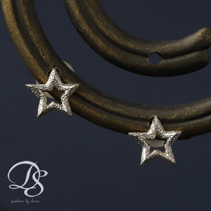 プラチナピアス ピアス プラチナ レディース オープンスター 星 プラチナ950 ピアスプラチナ PT シンプル おしゃれ ハート 地金 小さめ 小さい 華奢 両耳 セット | DEVAS