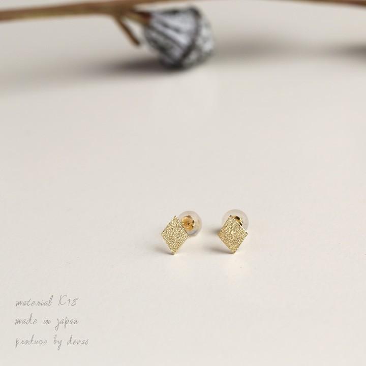 DEVAS 8月土日限定 7%クーポン▽ 18金 ピアス k18 18金ピアス
