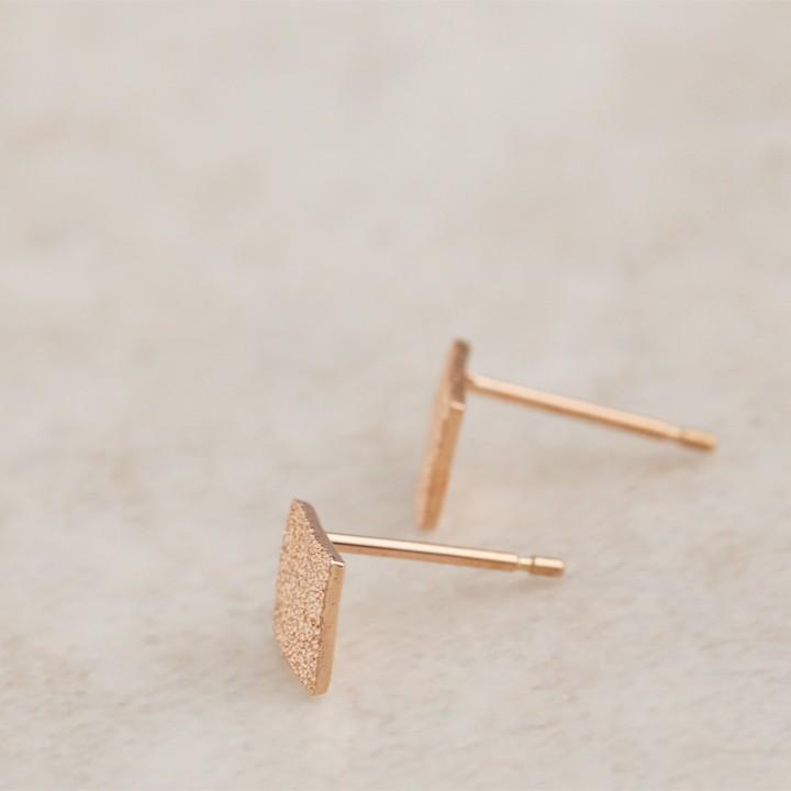 【土日限定1500円OFFクーポン有】  18金 ピアス k18 ピンクゴールド 18金ピアス 18k ひし形 ローンバス k18ピアス レディース ピアス18金 両耳 セット | DEVAS | 02