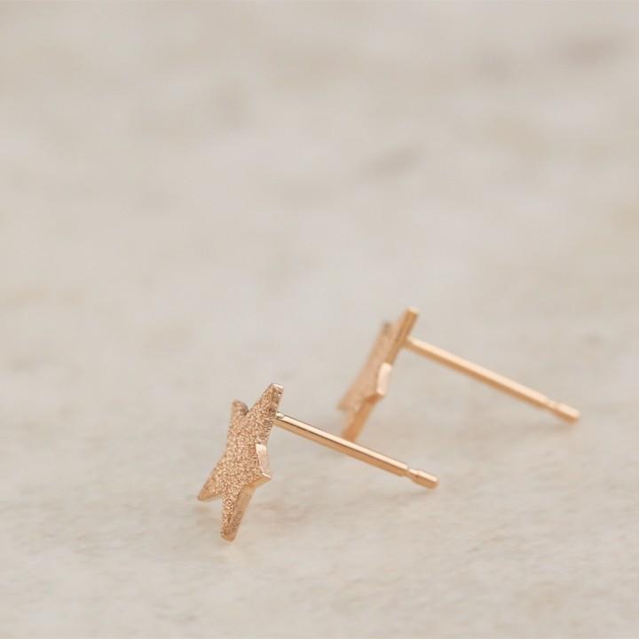 【土日限定2000円OFFクーポン有】 18金 ピアス k18 ピンクゴールド 18金ピアス 18k スター 星 k18ピアス レディース ピアス18金 両耳 セット | DEVAS | 02