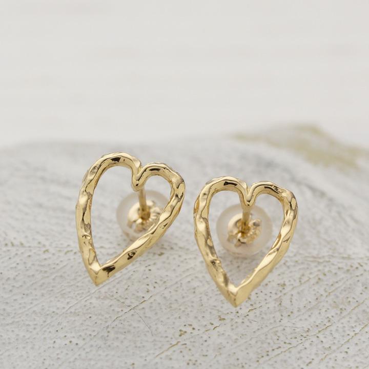 【土日限定3500円OFFクーポン有】 18金 ピアス k18 18金ピアス 18k オープンハート k18ピアス レディース ピアス18金 18kピアス 両耳 セット | DEVAS | 01