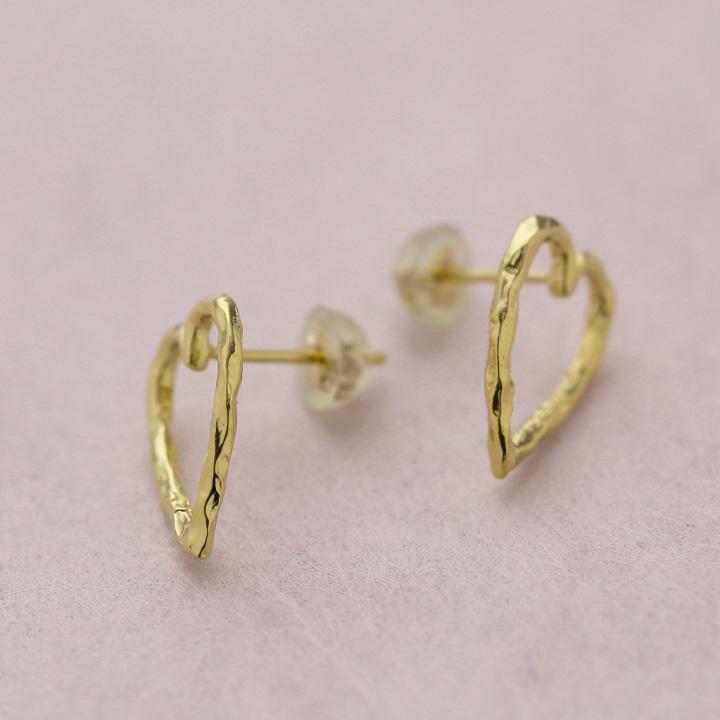 【土日限定3500円OFFクーポン有】 18金 ピアス k18 18金ピアス 18k オープンハート k18ピアス レディース ピアス18金 18kピアス 両耳 セット | DEVAS | 04