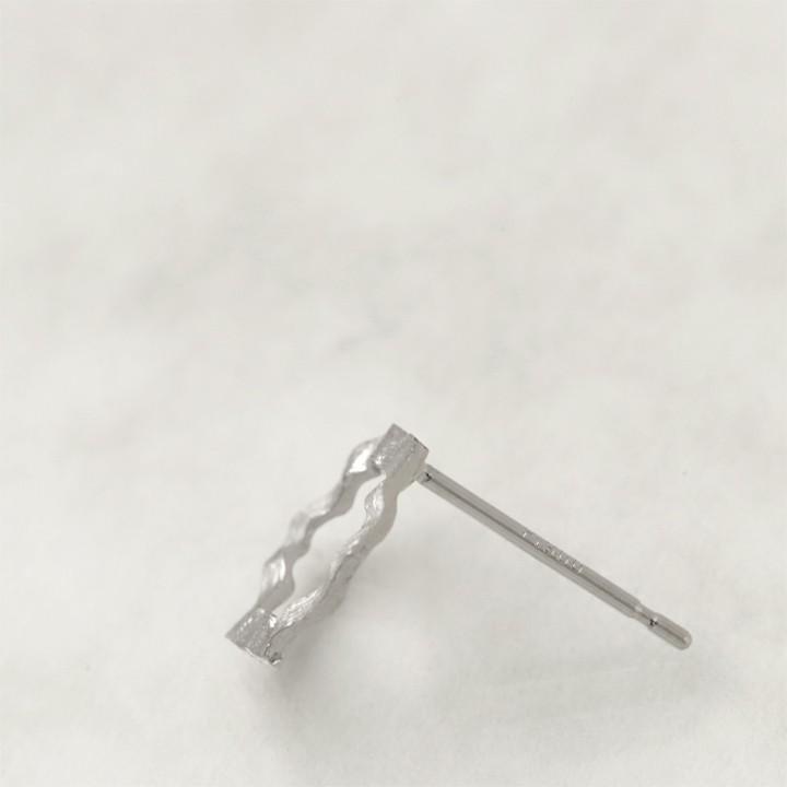 プラチナピアス ピアス プラチナ レディース 六角形 プラチナ950 ピアスプラチナ PT シンプル おしゃれ 地金 華奢 シンプルピアス 小さめ 小さい 両耳 セット | DEVAS | 05