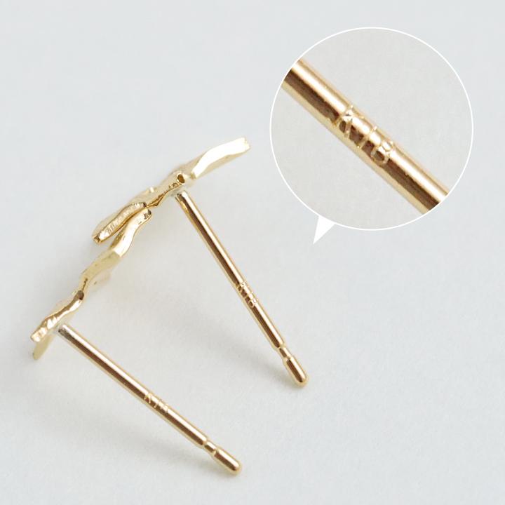 【土日限定1500円OFFクーポン有】 18金 ピアス k18 18金ピアス 18k スター 星 スタッズ k18ピアス レディース ピアス18金 つけっぱなし 両耳 セット | DEVAS | 06