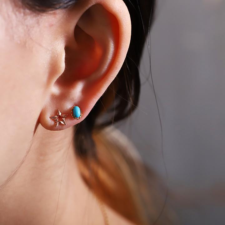 【土日限定1500円OFFクーポン有】 18金 ピアス k18 ピンクゴールド 18金ピアス 18k スター 星 k18ピアス レディース ピアス18金 両耳 セット | DEVAS | 10