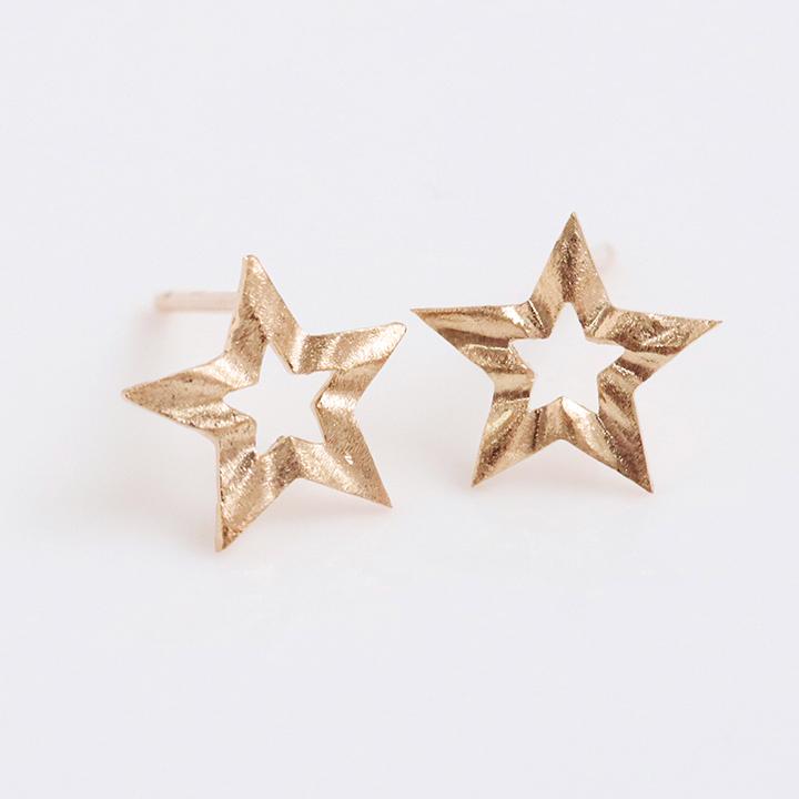 【土日限定1500円OFFクーポン有】 18金 ピアス k18 ピンクゴールド 18金ピアス 18k スター 星 k18ピアス レディース ピアス18金 両耳 セット | DEVAS | 03