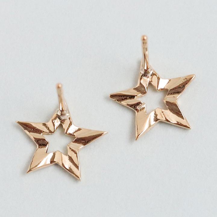 【土日限定1500円OFFクーポン有】 18金 ピアス k18 ピンクゴールド 18金ピアス 18k スター 星 k18ピアス レディース ピアス18金 両耳 セット | DEVAS | 04