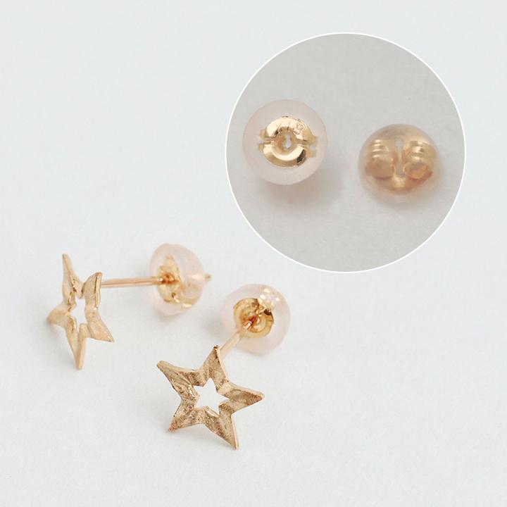 【土日限定1500円OFFクーポン有】 18金 ピアス k18 ピンクゴールド 18金ピアス 18k スター 星 k18ピアス レディース ピアス18金 両耳 セット | DEVAS | 05