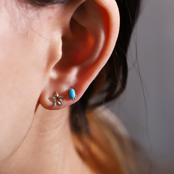 プラチナピアス ピアス プラチナ レディース スター 星 スタッズ プラチナ950 ピアスプラチナ PT シンプル おしゃれ ハート 地金 小さめ 小さい 華奢 両耳 | DEVAS | 09