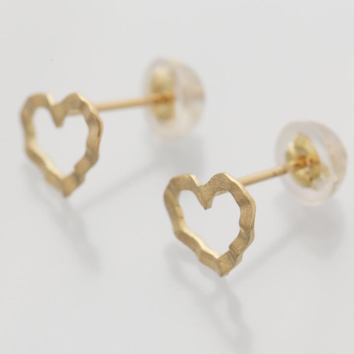 【土日限定1500円OFFクーポン有】 18金 ピアス k18 18金ピアス 18k ハート スタッズピアス k18ピアス レディース ピアス18金 つけっぱなし 両耳 セット | DEVAS | 03
