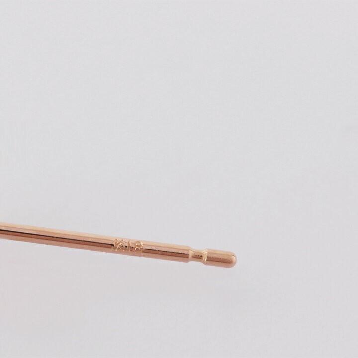 【土日限定1500円OFFクーポン有】 18金 ピアス k18 ピンクゴールド 揺れる アメリカンピアス 18k ひし形 18金ピアス k18ピアス ピアス18金 両耳 | DEVAS | 06