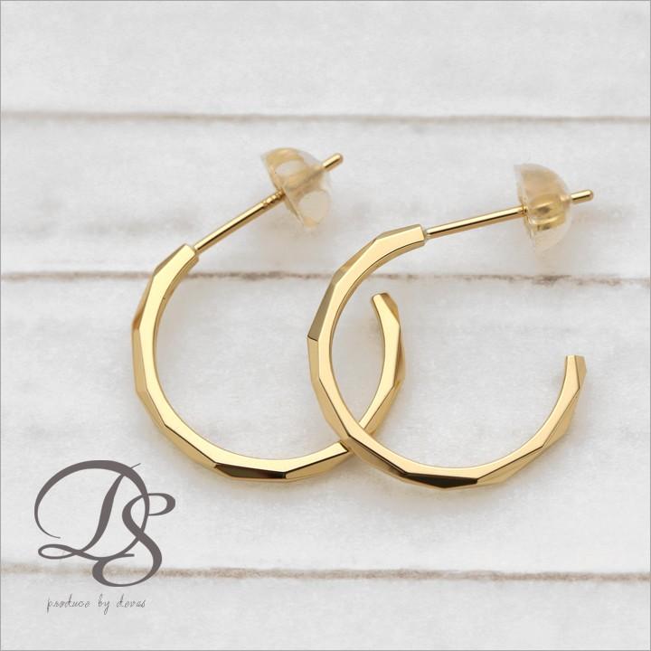 カ*コ様 フープピアス　18k 片耳 楽天市場】【ペア割】フープピアス 【日本製 18金 華奢ピアス