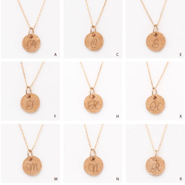 【土日限定2000円OFFクーポン有】 ペンダントトップ 18金 コインペンダント k18 コイン イニシャル 18金ネックレス レディース 18k ネックレス | DEVAS | 05