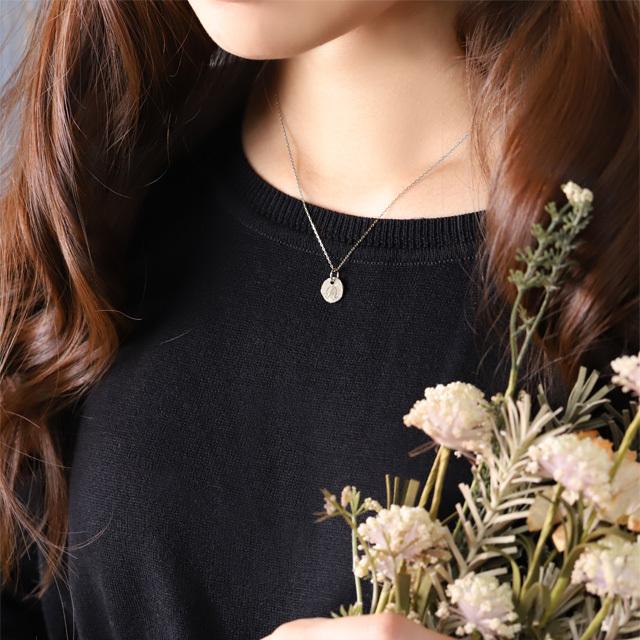 【土日限定2500円OFFクーポン有】  ペンダントトップ 18金 コインペンダント k18 コイン イニシャル 18金ネックレス レディース 18k ネックレス | DEVAS | 03