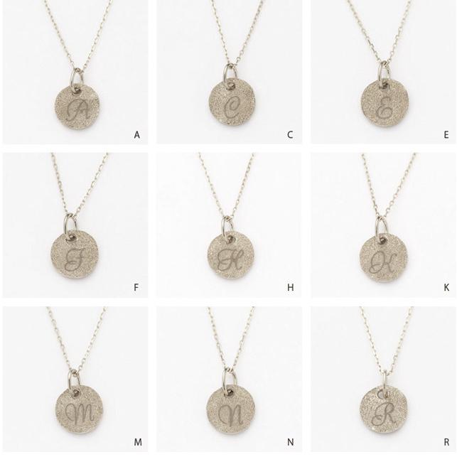 【土日限定2500円OFFクーポン有】  ペンダントトップ 18金 コインペンダント k18 コイン イニシャル 18金ネックレス レディース 18k ネックレス | DEVAS | 08
