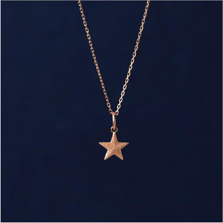 ペンダントトップ 18金 k18 ピンクゴールド 18金ネックレス ペンダント レディース スター 18k 18金ペンダントトップ | DEVAS | 02