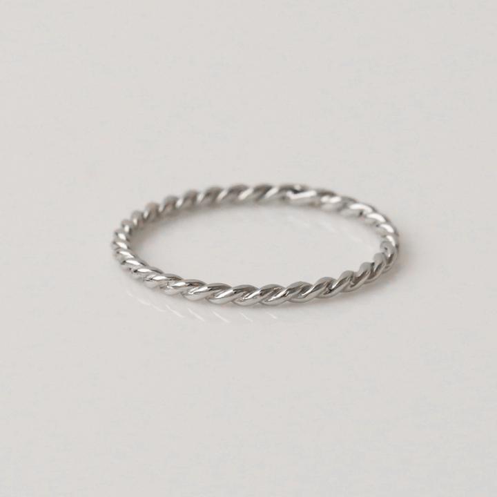 【土日限定1500円OFFクーポン有】 プラチナリング 指輪 プラチナ リング ピンキー ピンキーリング スパイラル ねじれ 指輪 レディース プラチナ指輪 | DEVAS | 01