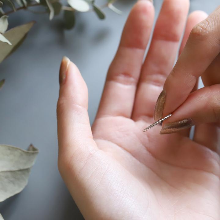 【土日限定1500円OFFクーポン有】 プラチナリング 指輪 プラチナ リング ピンキー ピンキーリング スパイラル ねじれ 指輪 レディース プラチナ指輪 | DEVAS | 08