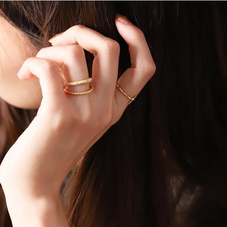 【土日限定3500円OFFクーポン有】 18金 リング k18 ピンキーリング k18リング 一粒ダイヤ ダイヤモンド 18k 指輪 レディース 18金指輪 18金リング | DEVAS | 07