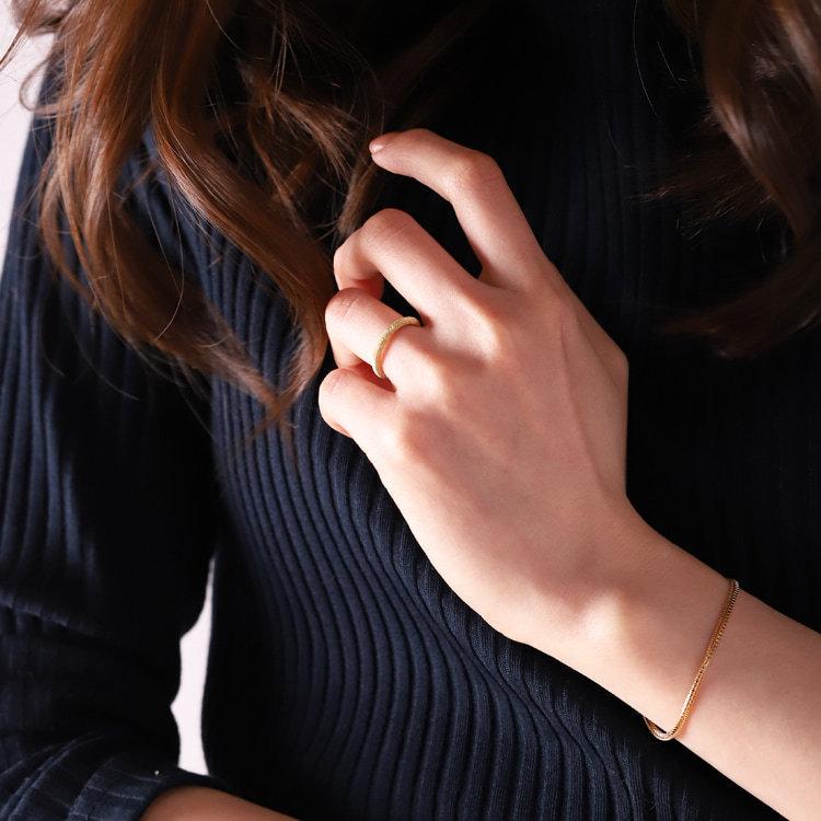 【土日限定3500円OFFクーポン有】 18金 リング k18 ピンキーリング k18リング 一粒ダイヤ ダイヤモンド 18k 指輪 レディース 18金指輪 18金リング | DEVAS | 08