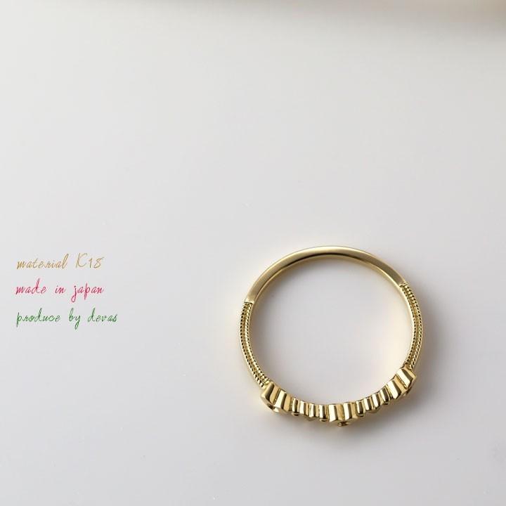 【土日限定3500円OFFクーポン有】 18金 リング k18 k18リング ハート ピンクサファイヤ ダイヤ 18k 指輪 レディース 18金指輪 18金リング刻印 | DEVAS | 03