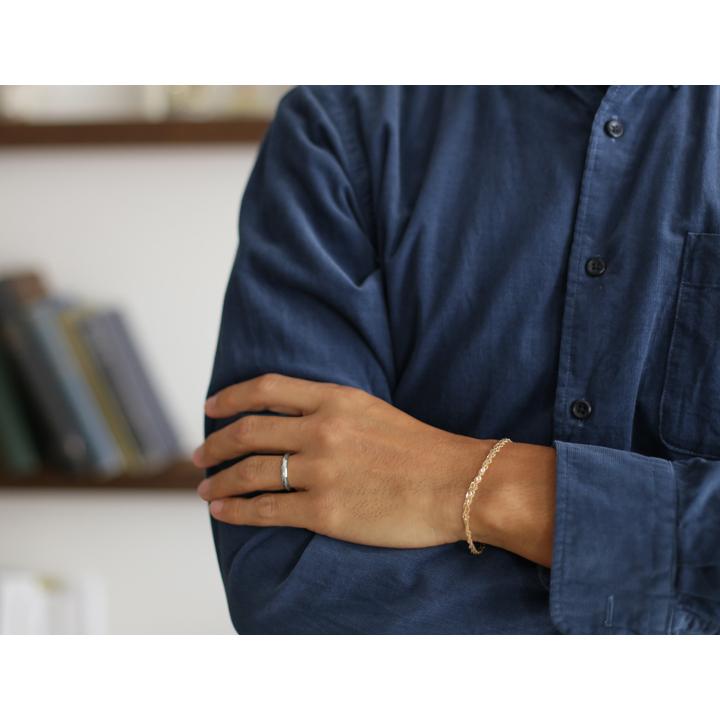 プラチナリング pt950 指輪 シンプル メンズ プラチナ リング レディース カットデザインLL 本物 太め 幅広 プラチナリングメンズ プラチナ指輪 プラチナ950 | DEVAS | 05