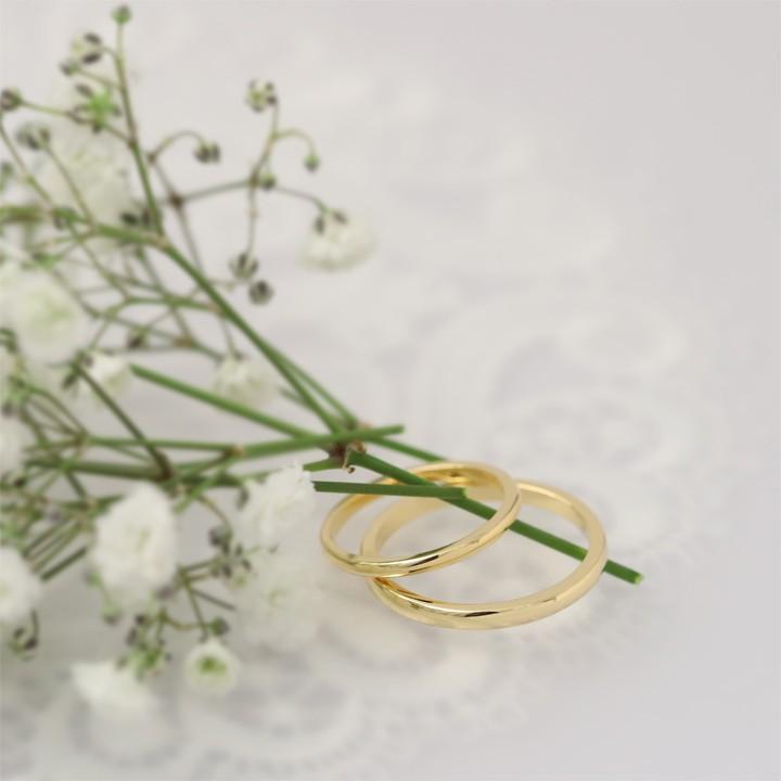 6月土日限定 7%クーポン▼ 18金 リング k18 ペアリング k18リング 甲丸 結婚指輪 マリッジリング 18k 指輪 レディース 18金指輪 18金リング | DEVAS | 01