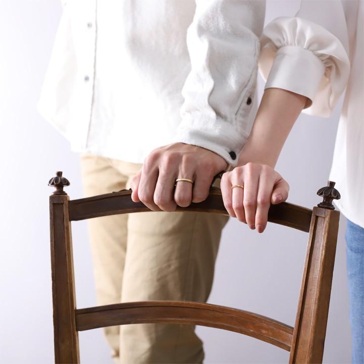 6月土日限定 7%クーポン▼ 18金 リング k18 ペアリング k18リング 甲丸 結婚指輪 マリッジリング 18k 指輪 レディース 18金指輪 18金リング | DEVAS | 07
