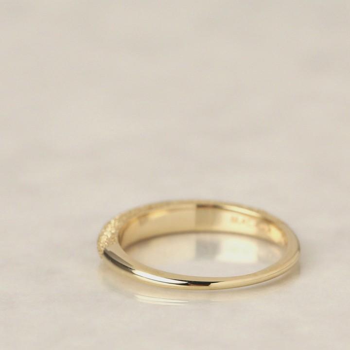 【土日限定5000円OFFクーポン有】 18金 リング k18 k18リング スターダスト ダイヤモンド 18k 指輪 レディース 18金指輪 18金リング刻印 誕生石 | DEVAS | 05