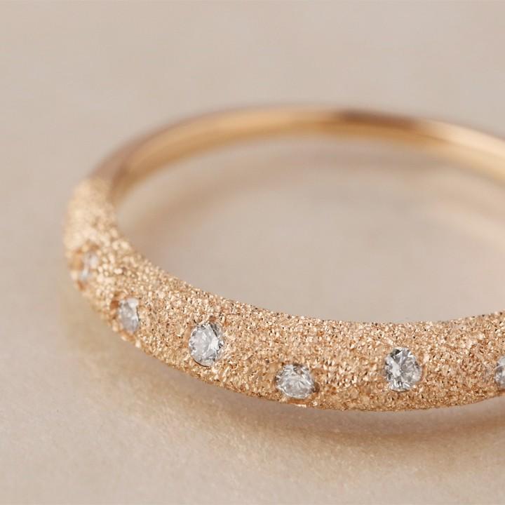 DEVAS STARDUST RING 18k ゴールド シンプル DEVAS 9月土日限定 7%クーポン▽ 18金 リング k18 k18リング
