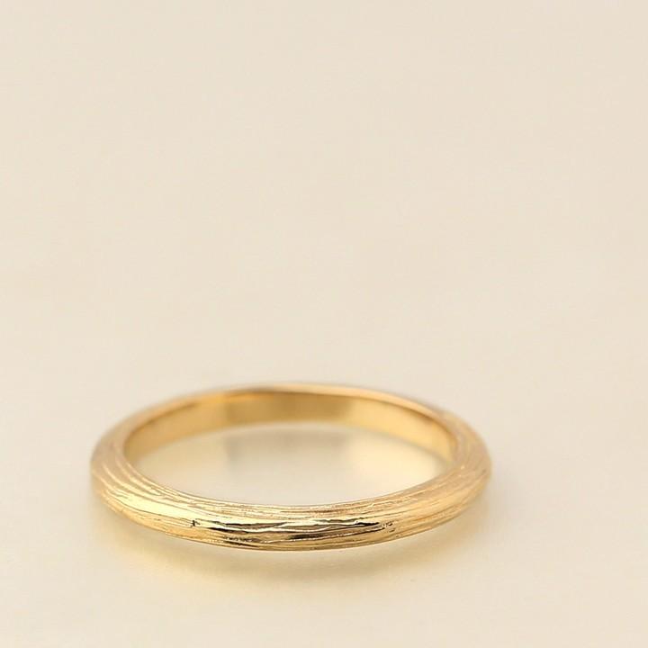 DEVAS 18金 リング k18 k18リング メンズ ライン 2mm幅 18k 指輪