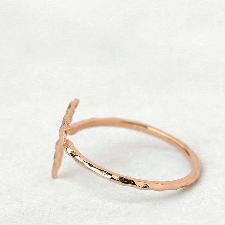 【土日限定2000円OFFクーポン有】 18金 リング k18 ピンキーリング ピンクゴールド 指輪 k18リング三角形 18k レディース 18金指輪 18金リング | DEVAS | 02