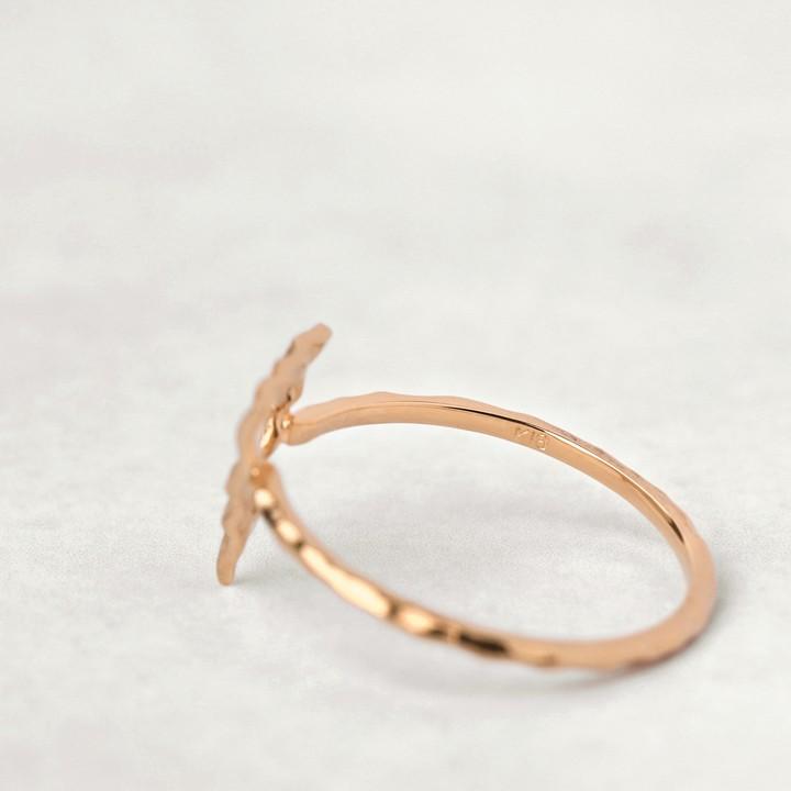 【土日限定2000円OFFクーポン有】 18金 リング k18 ピンキーリング ピンクゴールド 指輪 k18リング三角形 18k レディース 18金指輪 18金リング | DEVAS | 04