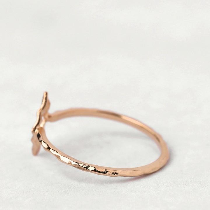 【土日限定2000円OFFクーポン有】 18金 リング k18 ピンキーリング ピンクゴールド 指輪 k18リング ひし形 18k レディース 18金指輪 18金リング | DEVAS | 02