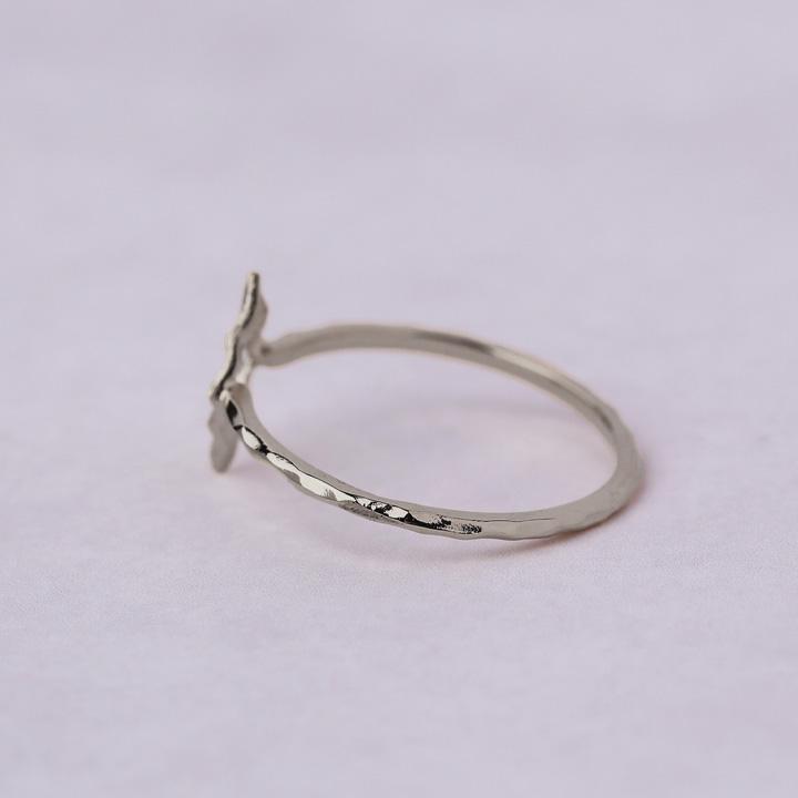 プラチナリング 指輪 プラチナ リング ひし形 ロンバス pt950 pt 指輪 ピンキーリング レディース プラチナ指輪 シンプル 本物 地金 華奢 細い つけっぱなし | DEVAS | 04