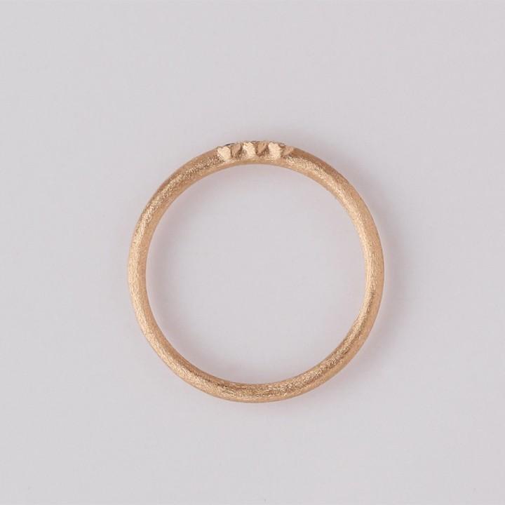 【土日限定2000円OFFクーポン有】 18金 リング k18 ピンキーリング ピンクゴールド 指輪 k18リング 3石 ダイヤ 18k レディース 18金指輪 18金リング | DEVAS | 04