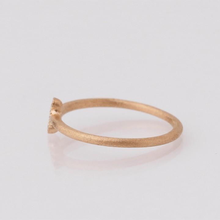 【土日限定2000円OFFクーポン有】 18金 リング k18 ピンキーリング ピンクゴールド 指輪 k18リング 3石 ダイヤ 18k レディース 18金指輪 18金リング | DEVAS | 03