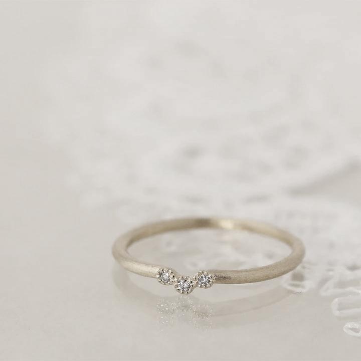 【土日限定1500円OFFクーポン有】 プラチナリング 指輪 プラチナ リング 3石 ダイヤモンド pt950 pt 指輪 レディース プラチナ指輪 シンプル 本物 地金 | DEVAS | 06