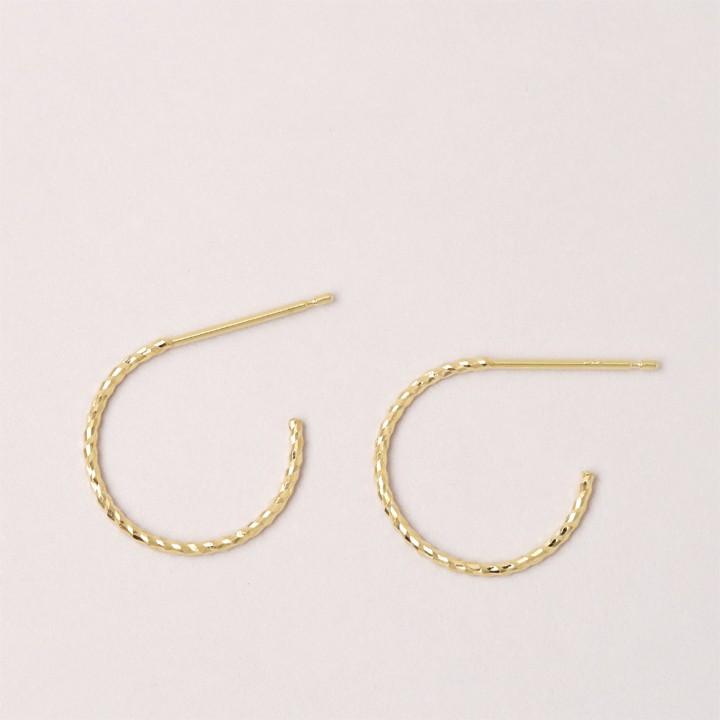 【土日限定2000円OFFクーポン有】 フープピアス 18k ピアス 18金 フープ k18 18金ピアス スパイラル(S) k18ピアス レディース ピアス18金 両耳 セット | DEVAS | 03