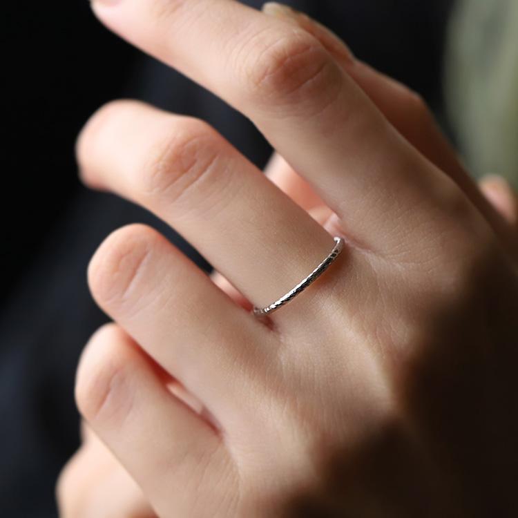 指輪 Ray BEAMS / K10 スター ピンキーリング レディース DIAMOND