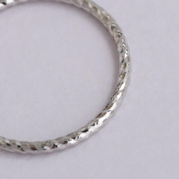 プラチナリング 指輪 プラチナ リング スパイラル カット pt900 pt 指輪 レディース プラチナ指輪 シンプル 本物 地金 華奢 細い つけっぱなし 普段使い | DEVAS | 04